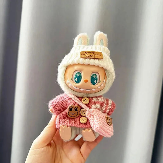 New Doll Clothes Pendant Set, For LABUBU Halloween Set,DIY Doll Accessories, Fun and Cute Baby Clothes, Christmas Gifts.