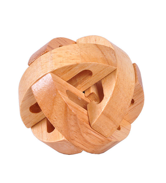 Wooden Educational Puzzle Toy for Adults - Kongming Lock Luban Lock