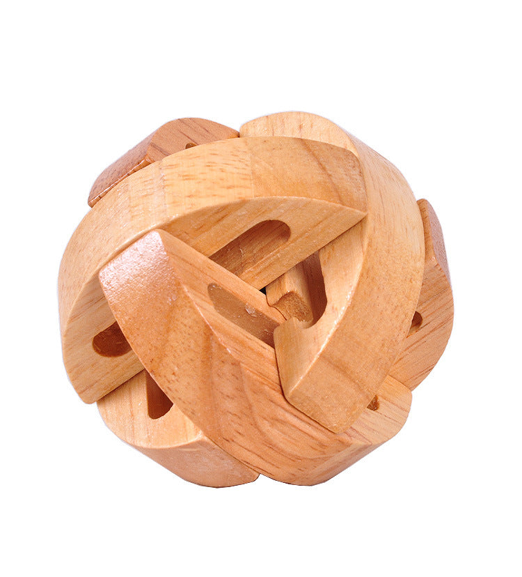 Wooden Educational Puzzle Toy for Adults - Kongming Lock Luban Lock
