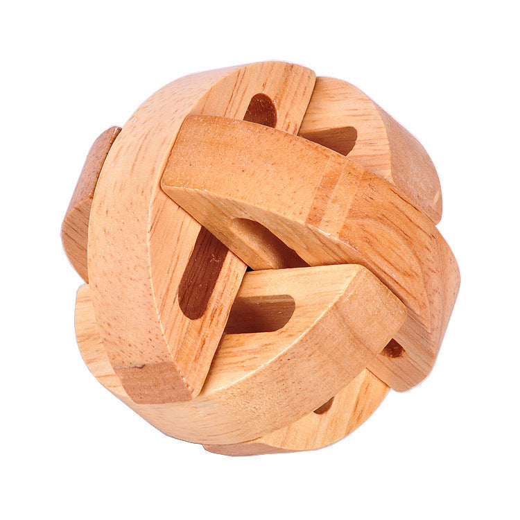 Wooden Educational Puzzle Toy for Adults - Kongming Lock Luban Lock