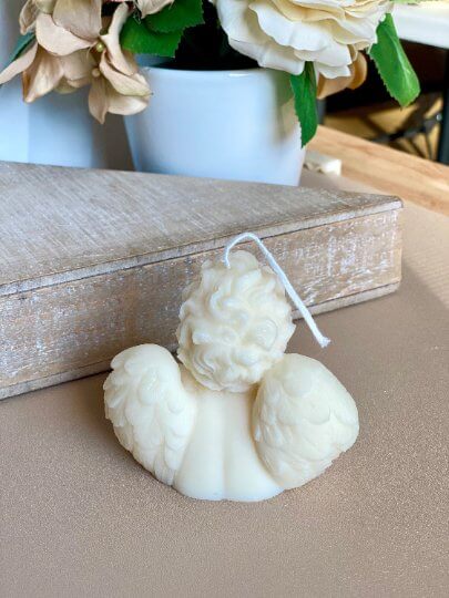 Angel Soy Wax Candle - Handcrafted Decorative Gift for Home and Soul, Perfect for Relaxation and christmas