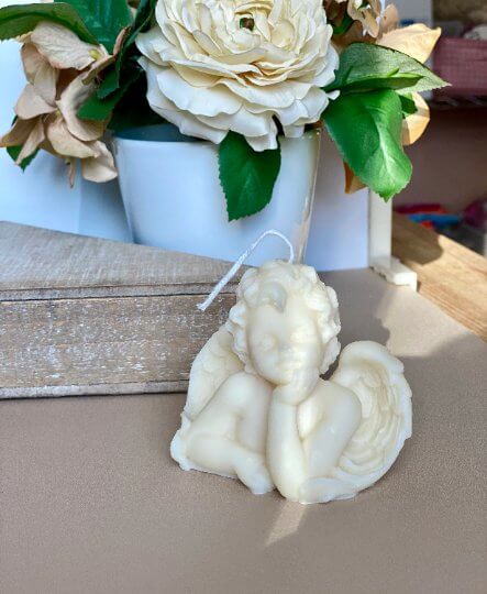 Angel Soy Wax Candle - Handcrafted Decorative Gift for Home and Soul, Perfect for Relaxation and christmas