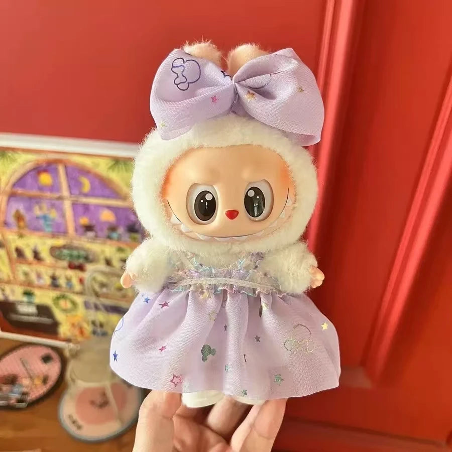 New Doll Clothes Pendant Set, For LABUBU Halloween Set,DIY Doll Accessories, Fun and Cute Baby Clothes, Christmas Gifts.