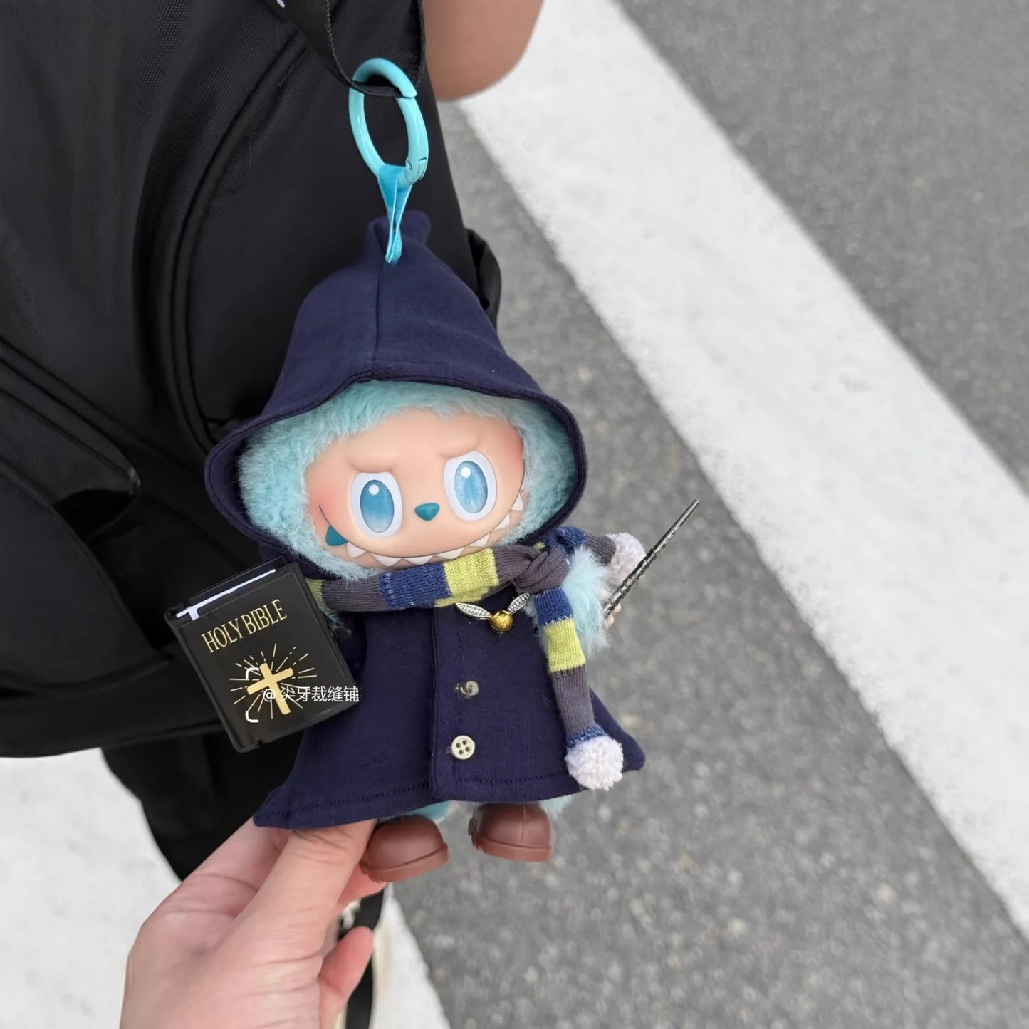 Harry Potter Series Labubu V1V2V3 Cute Cloak Clothes Magic Book Miniature Props Labubu Halloween Clothes Christmas Clothes